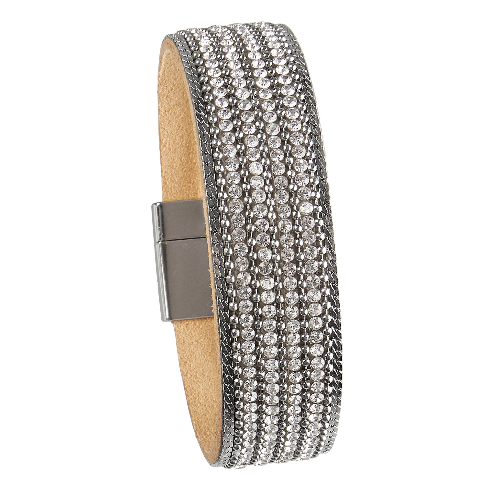 Magnet-Armband Elegant, silber