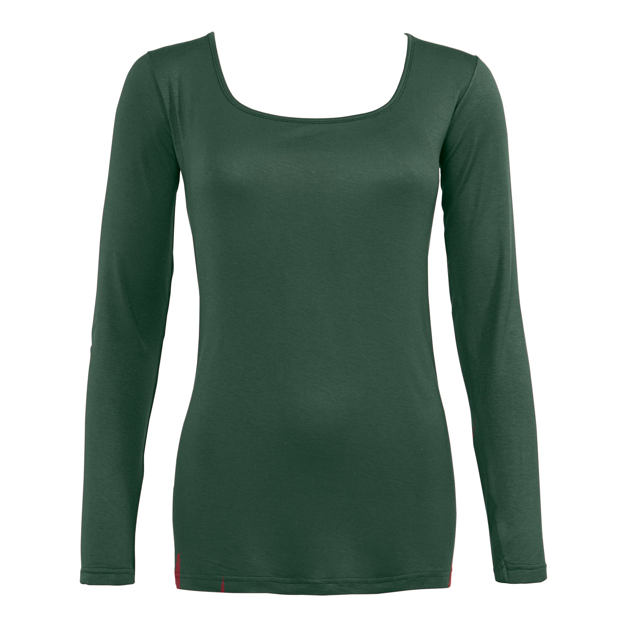 Image of Basic-Longshirt, Größe: XL, grün