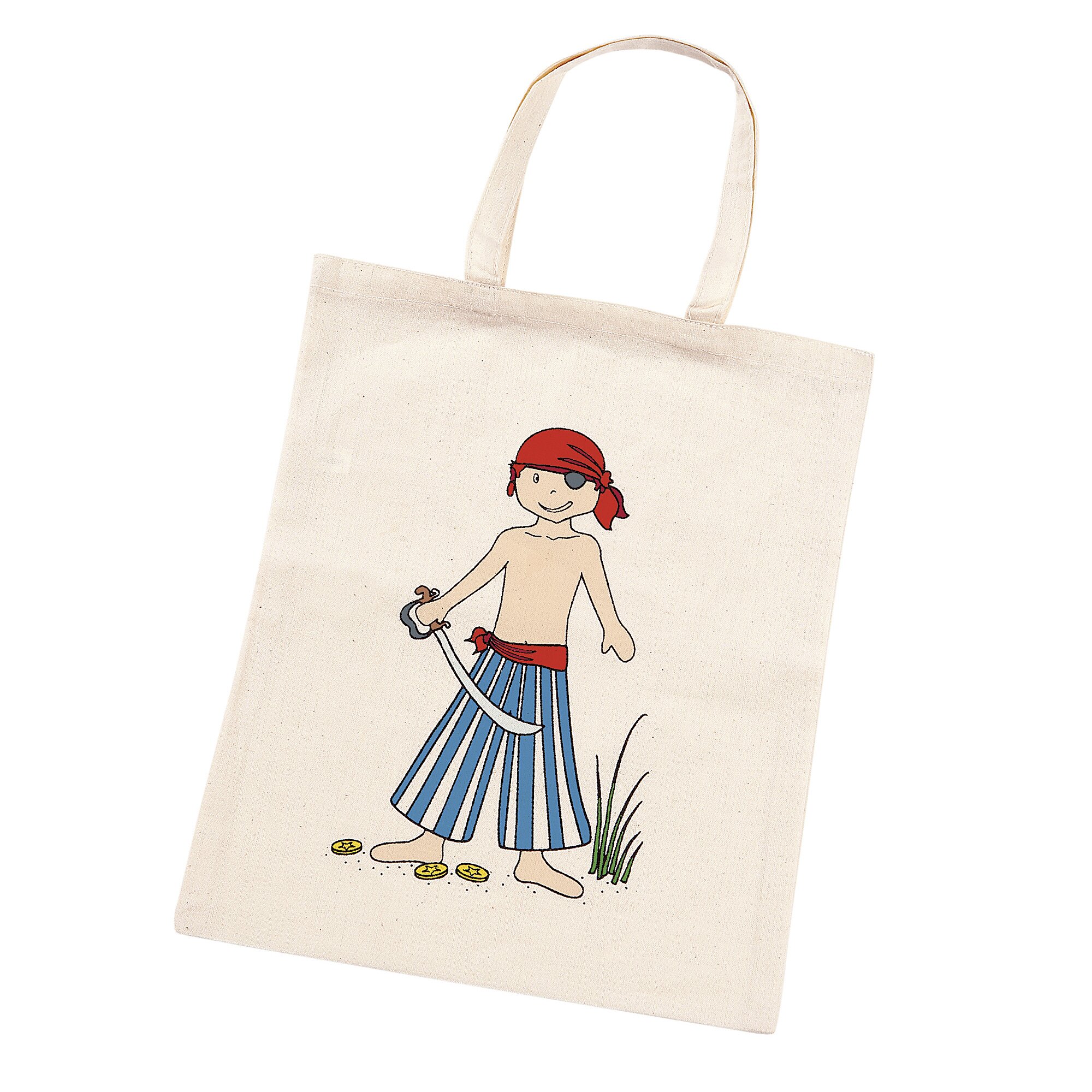 Sac en tissu Ã  colorier Â« Pirate Â» pour 3â¬