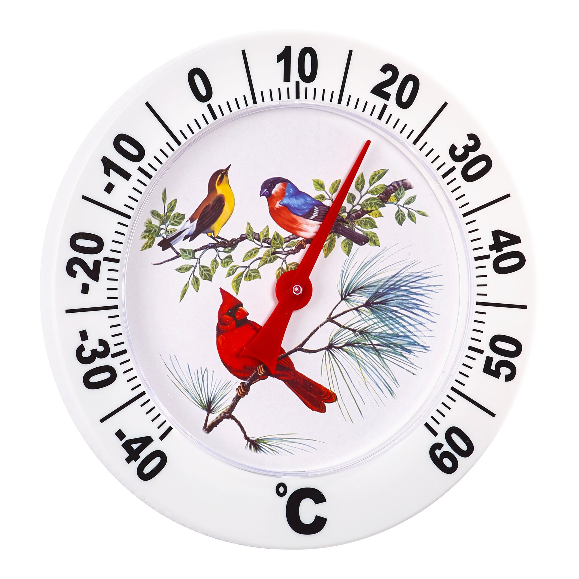 Image of Maxi-Thermometer "Vogelschaar"