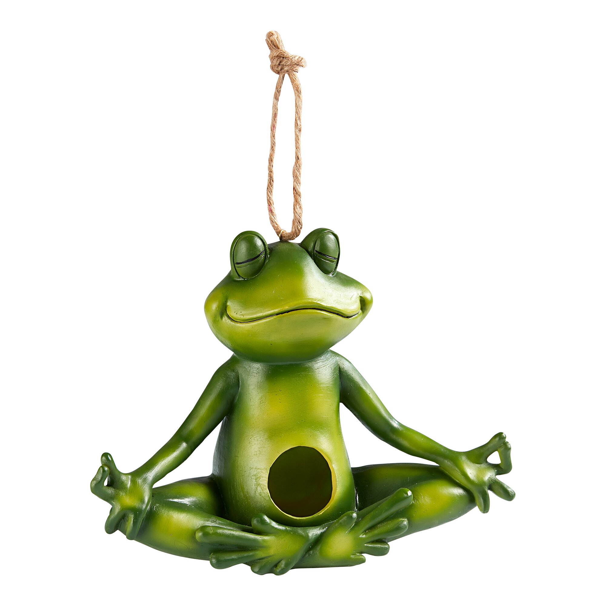 Image of Vogelhaus "Yoga-Frosch"