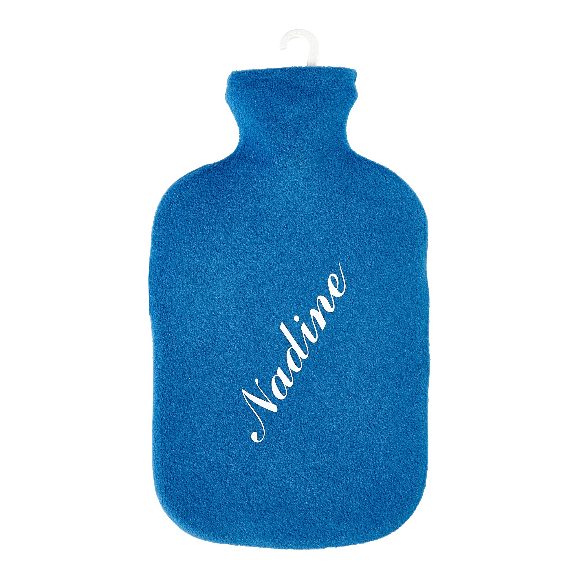 fashyWärmflasche mit Namen, blau