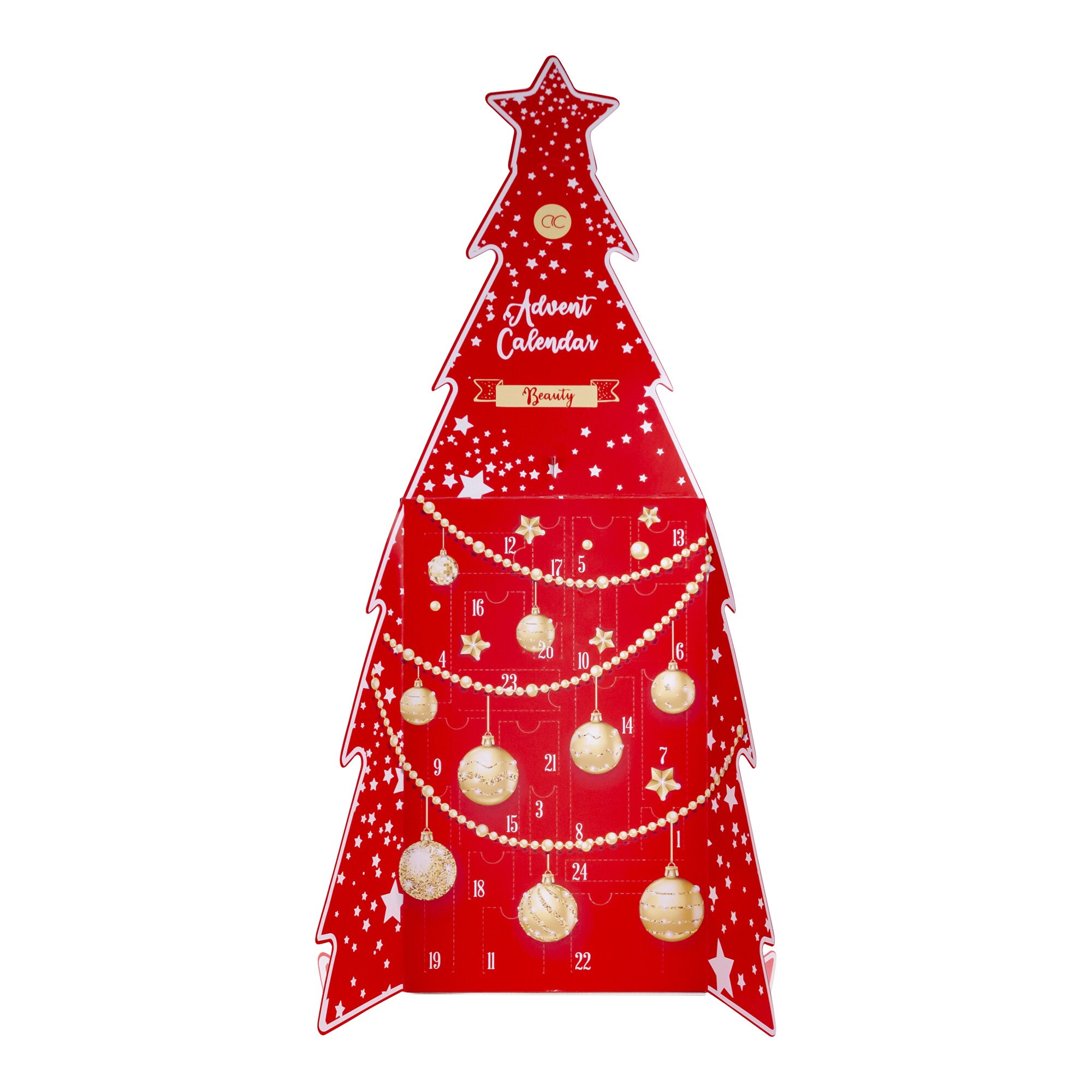 Kosmetik-Adventskalender Weihnachtsbaum