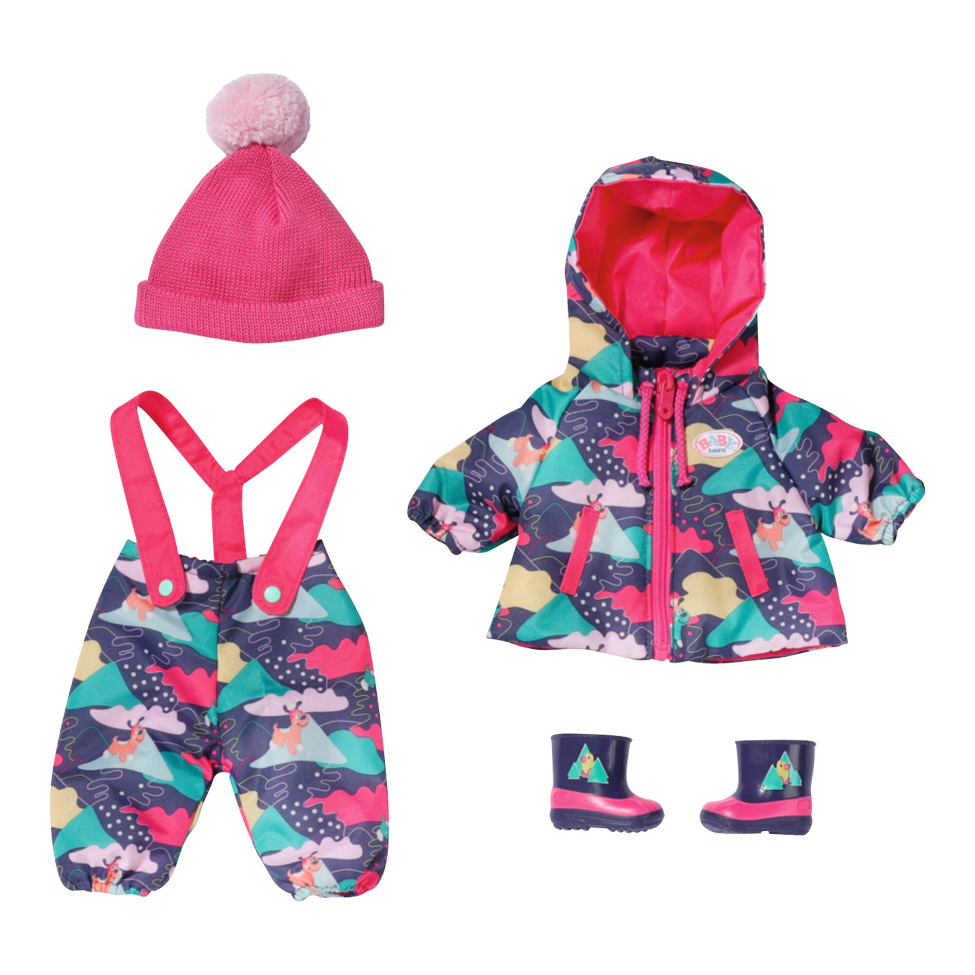 BABY Born Deluxe Patterned Snowsuit Outfit for 43cm Dolls