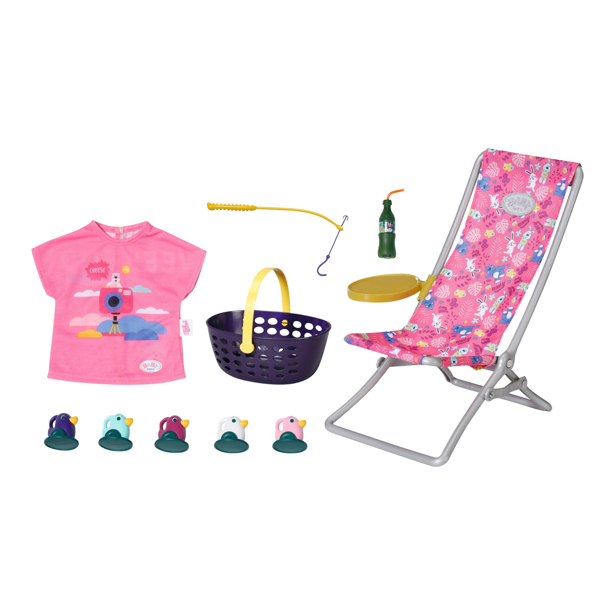 Baby Born Poppen ligstoel Weekend Fischen