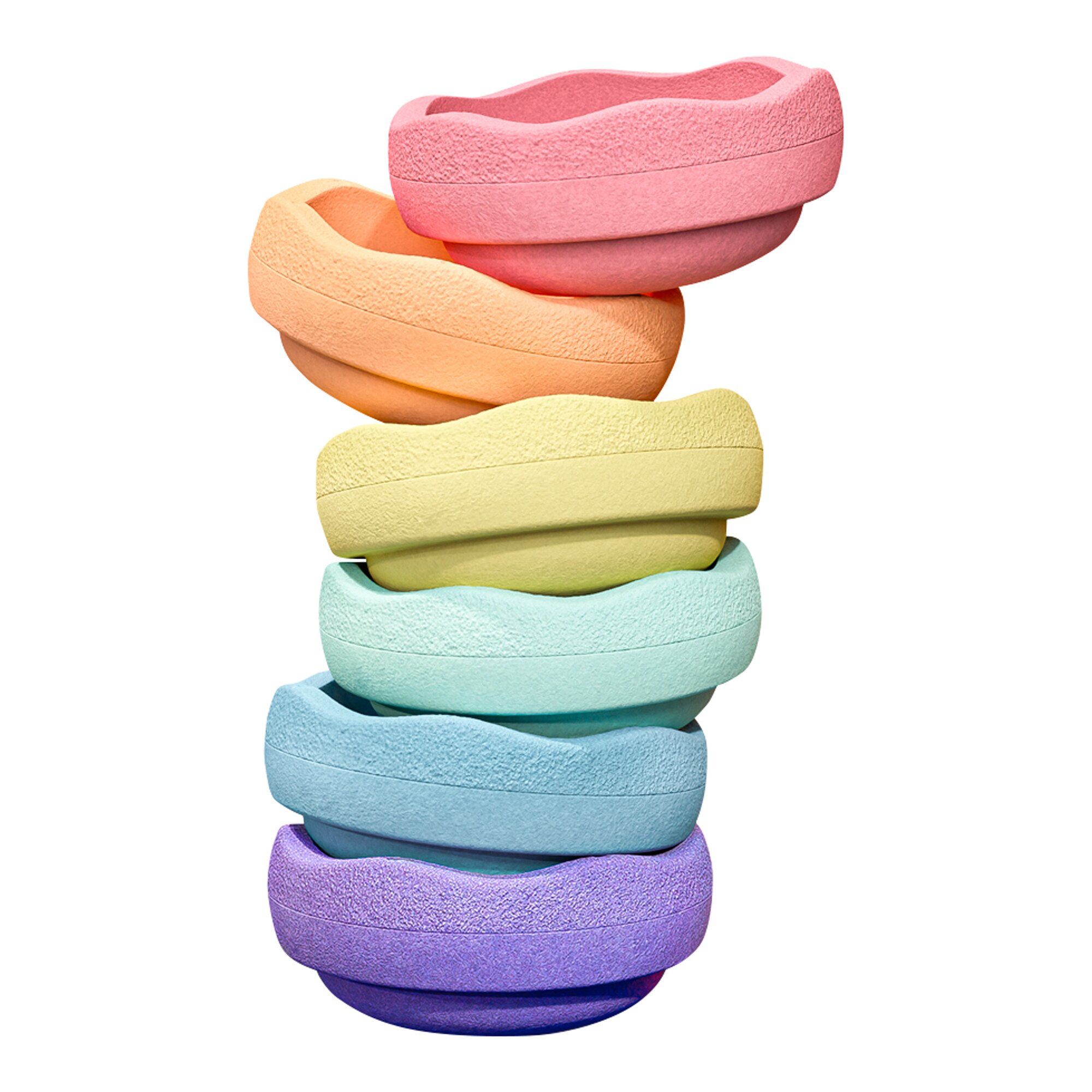 Stapelstein Stapelstein rainbow pastel 6