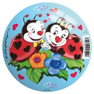 Vinyl-Spielball BLUMENK&Auml;FER 130 mm von JOHN
