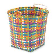Spielzeugkorb "Multicolor" mit Griffen, rund von KNORR-BABY