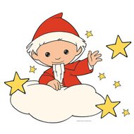 Wandtattoo Sandmann "Sterne" 
