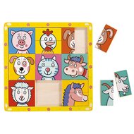 Holzpuzzle "Tierk&ouml;pfe" von BINO