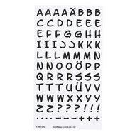 3-D-Dekosticker "Schriftdekor", schwarz 