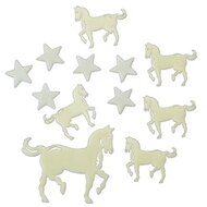 Leuchtsticker "Pferde" 