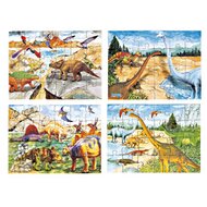 Mini-Puzzle "Dinosaurier" 