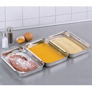Edelstahl-Panierset 