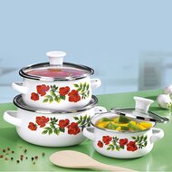 L'ensemble de mini-casseroles 
