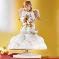 Bo&icirc;te &agrave; musique en porcelaine 