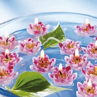 Schwimmkerzen "Bl&uuml;ten" 