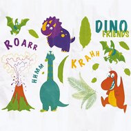 Wandsticker "Dinos" 