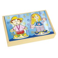 Anzieh-Puzzle "Tom & Lisa" 
