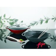 Wok Rustika Gusseisen schwarz von Schulte Ufer KG