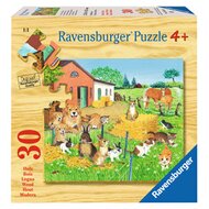 Holzpuzzle 30 Teile, Tiere auf dem Land von RAVENSBURGER