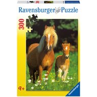 Puzzle, 300 Teile, Gl&uuml;ckliche Pferde von RAVENSBURGER