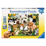 Puzzle, 300 Teile, Fr&ouml;hliche Tierfreundschaft von RAVENSBURGER