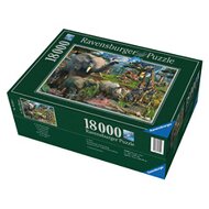 Puzzle, 18.000 Teile, An der Wasserstelle von RAVENSBURGER