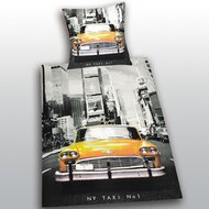 Linon-Bettw&auml;sche, 2-tlg., New York Taxi von HERDINGS YOUNG COLLECTION