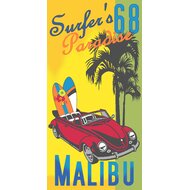 Velours-Strandtuch, Malibu, 85x160 cm von VOLKSWAGEN
