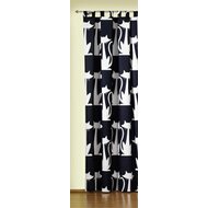 Gardine Modern Cats aus Dekostoff mit Katzen,245x130cm 