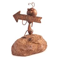 Gartenfigur Ameise Welcome 