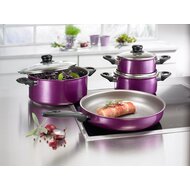 Topfset Inducto Platinum mit Wabenstruktur, 7-tlg. von BEEM