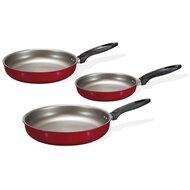 Pfannen Set Inducto Platinum mit Wabenstruktur, 3-tlg. von BEEM