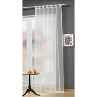 Voile Gardine Samira uni mit Schlaufen, 245x140 cm 