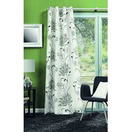 Gardine Evita aus Dekostoff m. Bl&uuml;ten Ausbrenner 245x140cm 