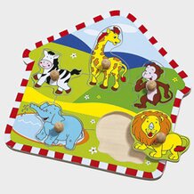 Puzzle en bois &laquo; Animaux sauvages &raquo; 