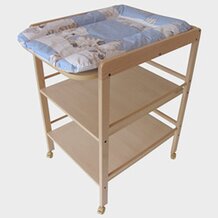 Etag&egrave;re &agrave; langer avec matelas de GEUTHER