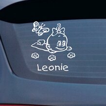 Auto-Aufkleber mit Namen 
