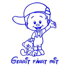 Auto-Aufkleber mit Namen von HOFFIS