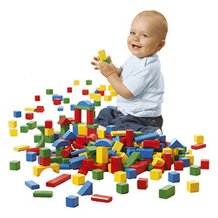 100 cubes en bois 