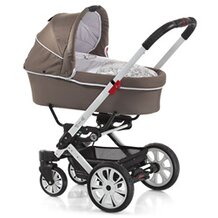 Kombikinderwagen "ViP XL" Design 2013 Blume cappuccino/ecrue von HARTAN