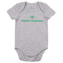 Body met korte mouwen grijs van TOM TAILOR
