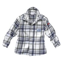 Flanell-Hemd 1/1 Arm von BORNINO
