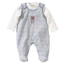 Frottee-Strampler mit Shirt 1/1 Arm von KANZ