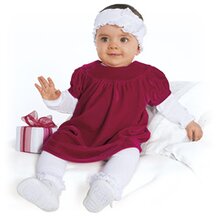 Samtkleid 1/4 Arm von BORNINO