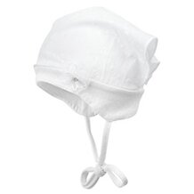 Le bonnet avec foulard protection UV 20+ blanc de DÖLL