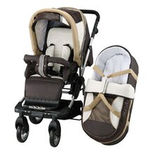 Kombikinderwagen Alu "Miko" camel/wood von KNORR-BABY