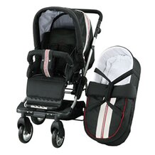 Kombikinderwagen Alu "Miko" sport/black von KNORR-BABY