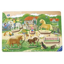 Erstes Spielpuzzle "Ponyhof" von RAVENSBURGER